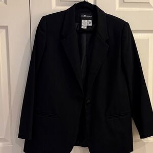 Black vintage wool coat